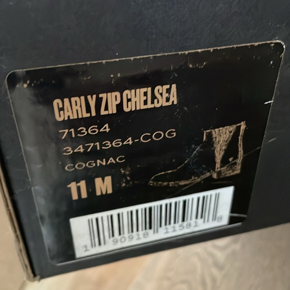 EUC Frye Carly Zip Chelsea Boots - Cognac Color - Picture 7 of 7